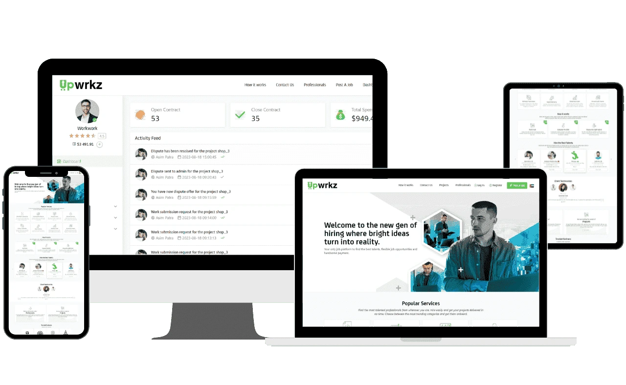 Upwork Clone Script | Live Demo