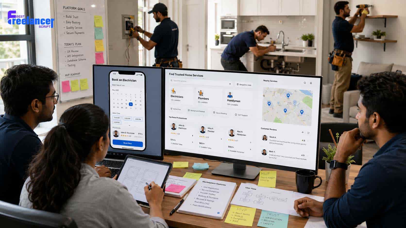 How to Build a Home Services Marketplace for Electricians, Plumbers & Handymen