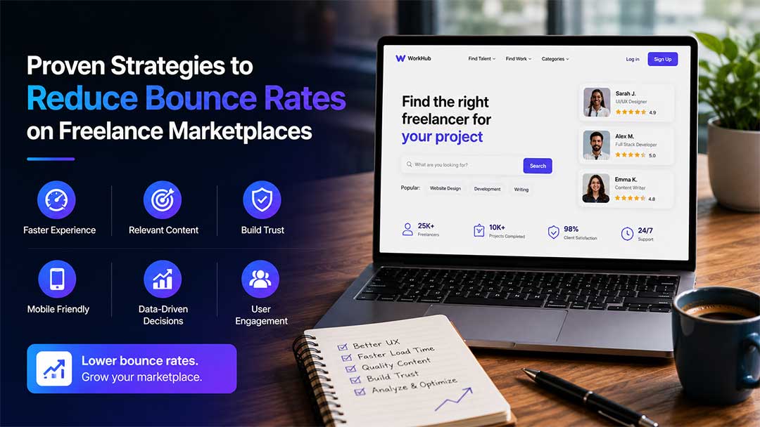 Proven Strategies to Reduce Bounce Rates on Freelance Marketplaces