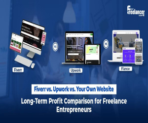 Fiverr vs. Upwork vs. Your Own Website: Long-Term Profit Comparison for Freelance Entrepreneurs