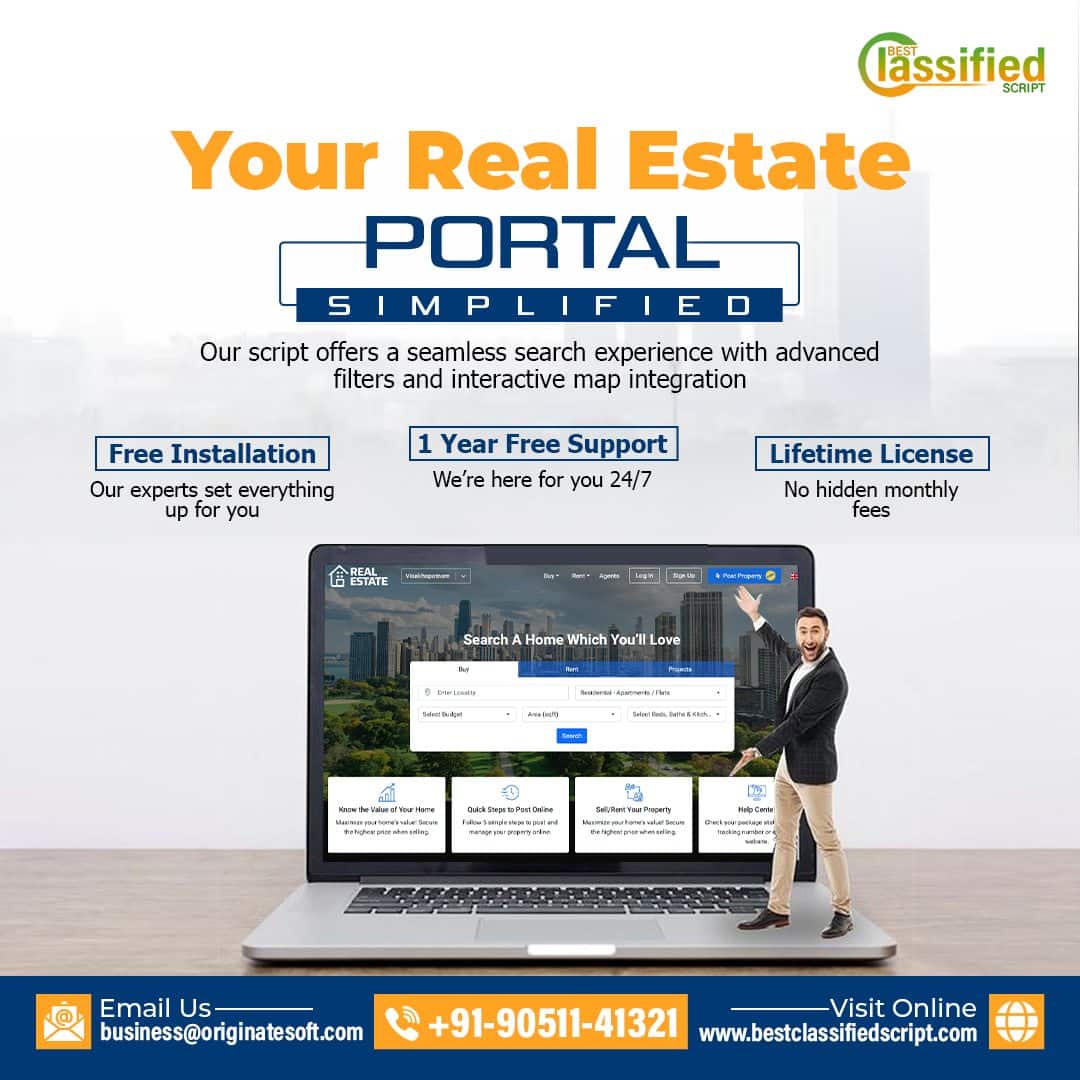 Realestate Classified Script