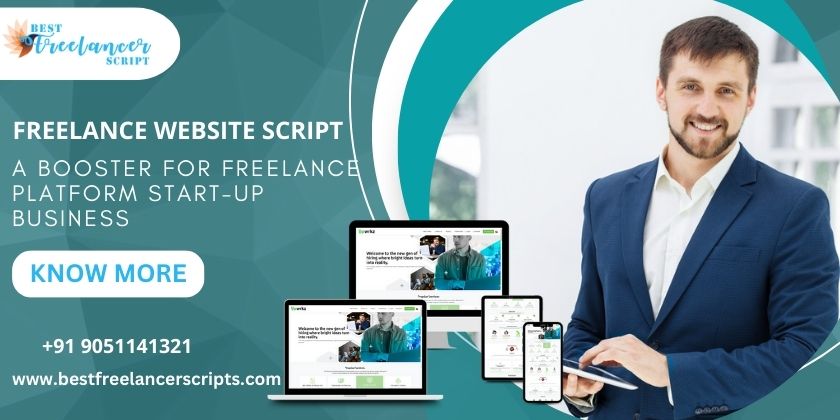 Freelance website script: A booster for freelance platform start-up business Freelancer Website Script