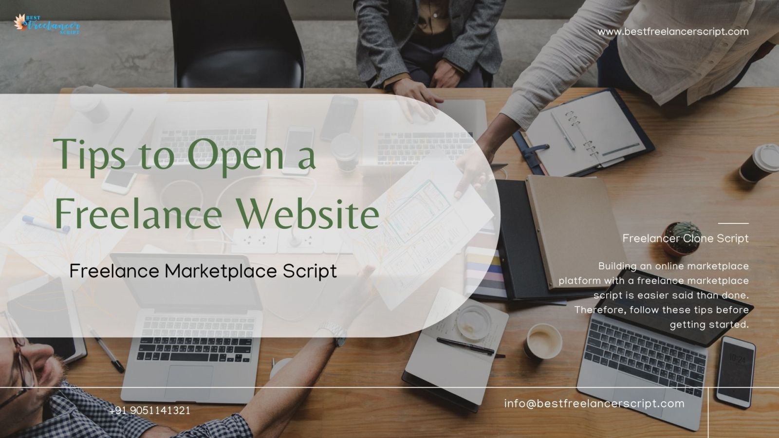 7 Tips to Open a Freelance Website with a Freelance Marketplace Script